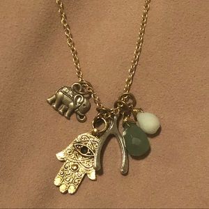 Leila charm necklace